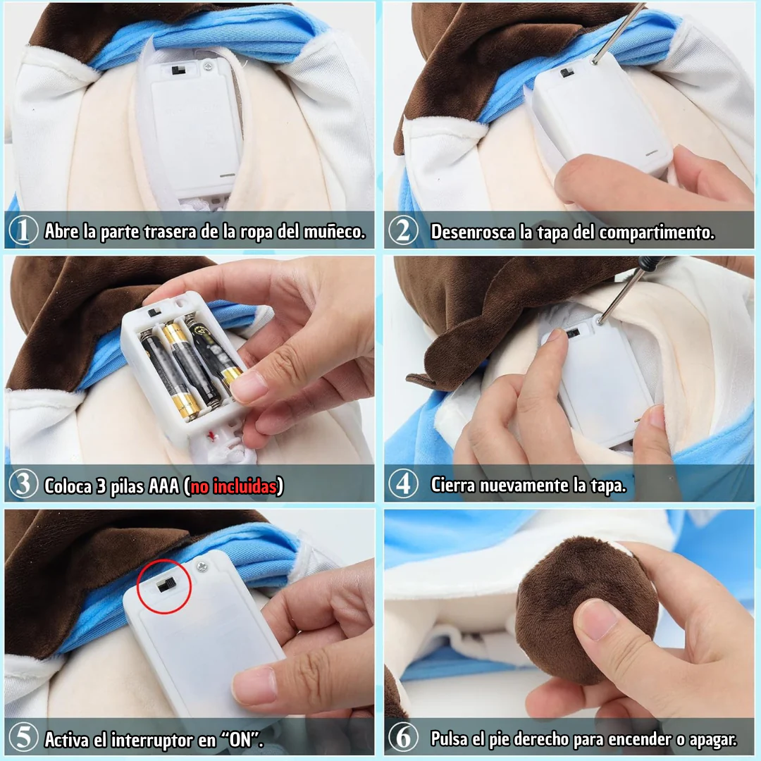 Paz-Viva™ — Peluche Calmante con Respiración Suave